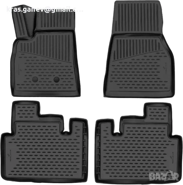 Walser XTR гумени стелки за кола, за Tesla Model S, снимка 1