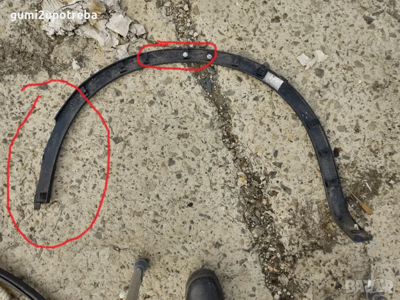 Лайсна Задна Дясна Porsche Cayenne 3.0D 92A 2012г, снимка 1