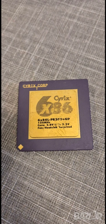 Процесор Cyrix 6х86 PR200 soket 7, снимка 1