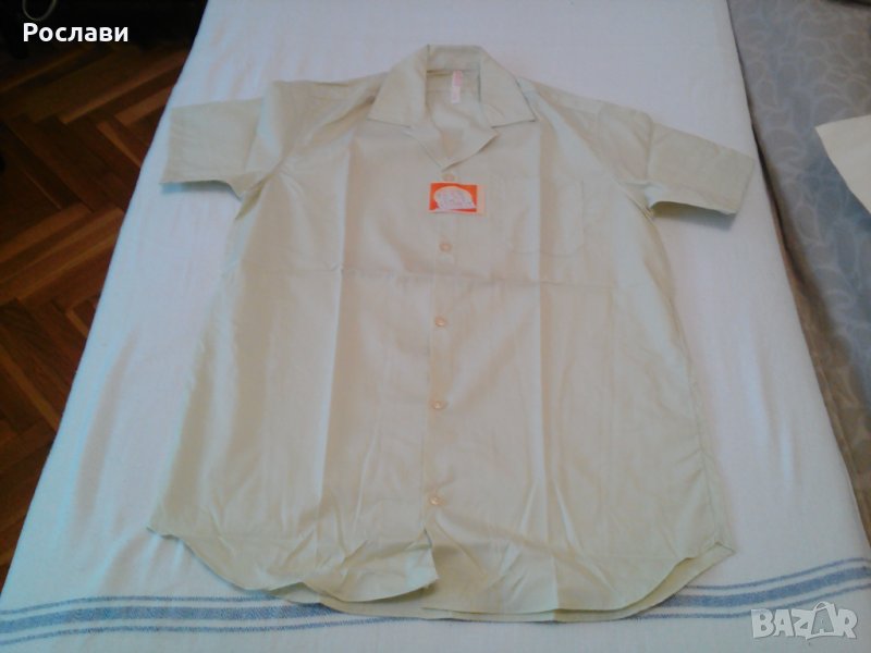 057. Мъжки ризи с къс ръкав по номера и цветове по 2 лв броя, снимка 1