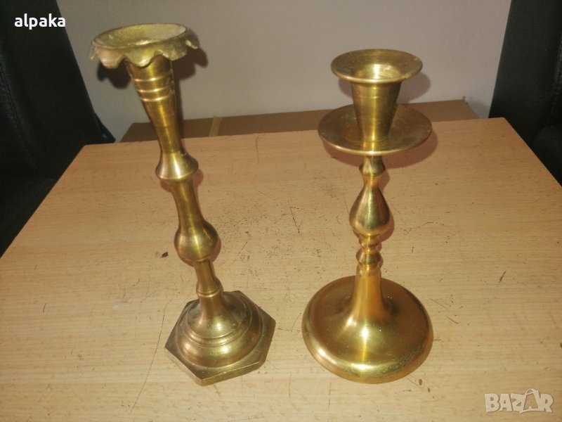 Месингови свещници , снимка 1