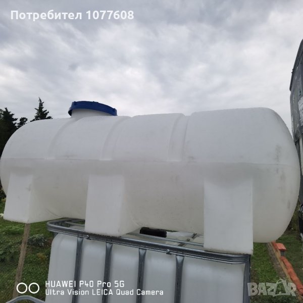 Цистерна 1000 литра за вода,мляко и хранителни продукти , снимка 1