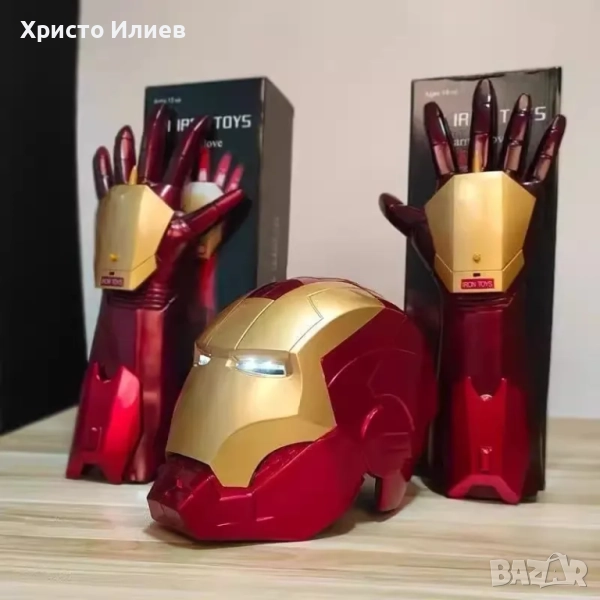Marvel Ръкавици със светлини Iron Man Железния човек Марвел 2бр, снимка 1
