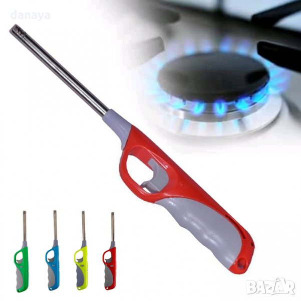 2179 Дълга запалка за газов котлон и барбекю, 28 см, снимка 1