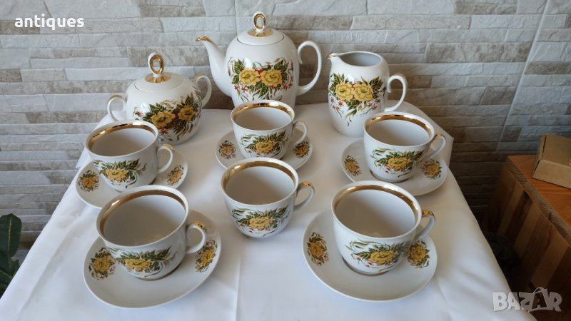 Сервиз за чай - 16 части - Полтавский фарфоровый завод - Сделано в СССР, снимка 1