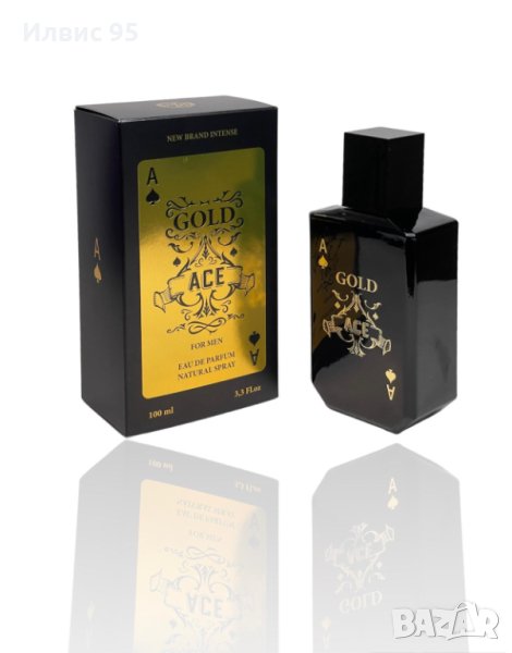 Мъжки парфюм New Brand Intense Gold Ace, снимка 1