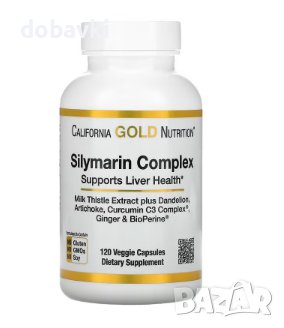 California Gold Nutrition, Silymarin Complex, Milk Thistle Extract Plus Dandelion, Artichoke, 120, снимка 1