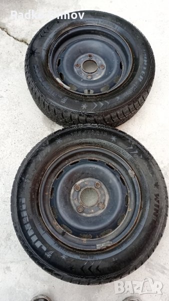 2 броя зимни гуми със джанти за Пежо 306 , снимка 1