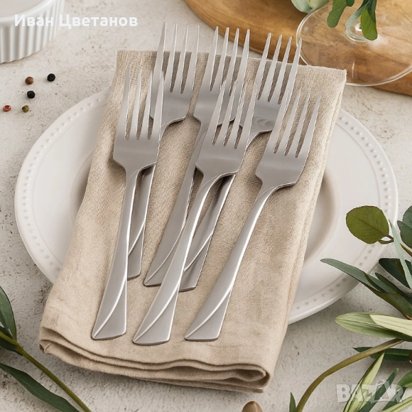 Вилици Bohmann BH 5813MR, 6 броя, неръждаема стомана, снимка 1