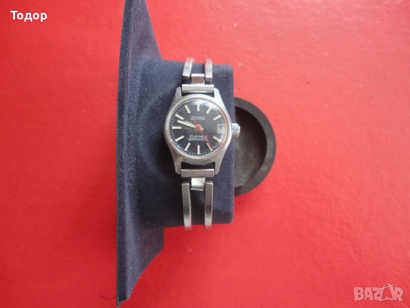 Немски дамски часовник Isoma 17 Jewels Automatic, снимка 1