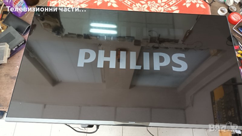 Philips 49PUS7809/12 със счупен екран-FSP172-4FS01/3104 313 66873/6870C-0502A/LC490EQE(XG)(F1), снимка 1