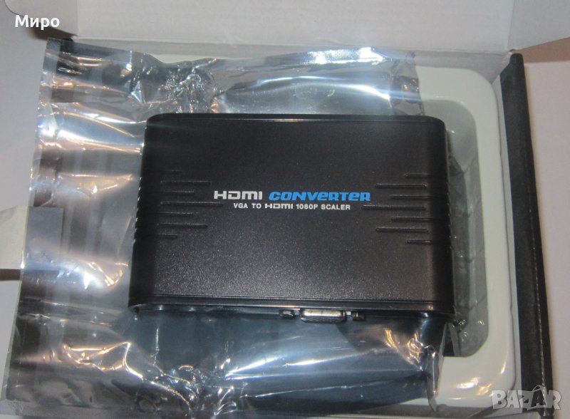 Продавам VGA to HDMI converter (конвертор), снимка 1