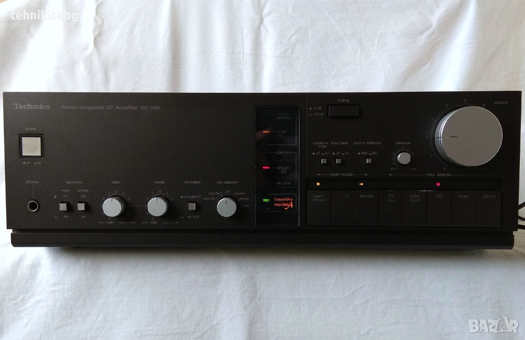 ⭐⭐⭐ Technics SU-V6X ⭐⭐⭐ Висок клас усилвател , почти като нов , 2 х 100 вата, снимка 1
