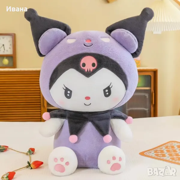 Голяма плюшена играчка Куроми 65сm, Kuromi , снимка 1