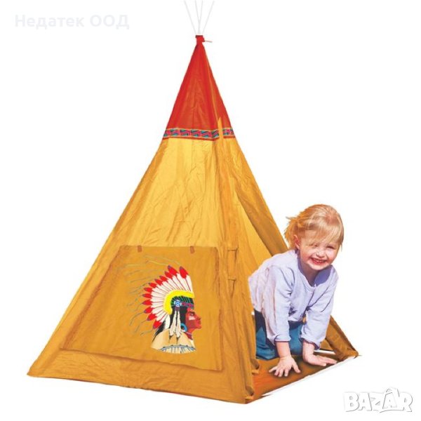 Палатка за детска стая, Индианска шатра, 100х100х135см, снимка 1