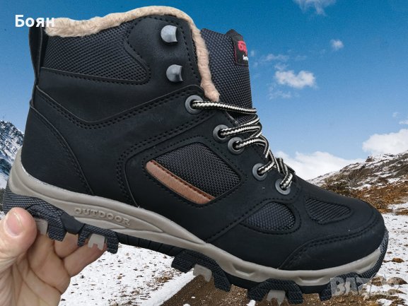  Спортни туристически боти с топъл хастар-DUPON, снимка 1