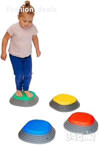 Нов MagicMeadow комплект от 4 броя Магически Подскачащи Стъпала Подарък Деца, снимка 1