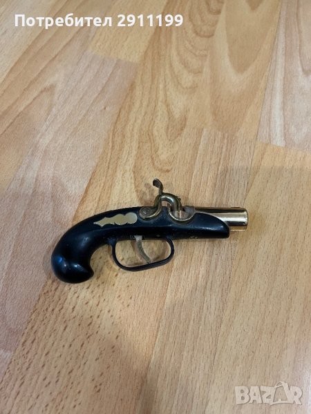 Стара реплика на кремъчен пистолет – бензинова запалка, снимка 1