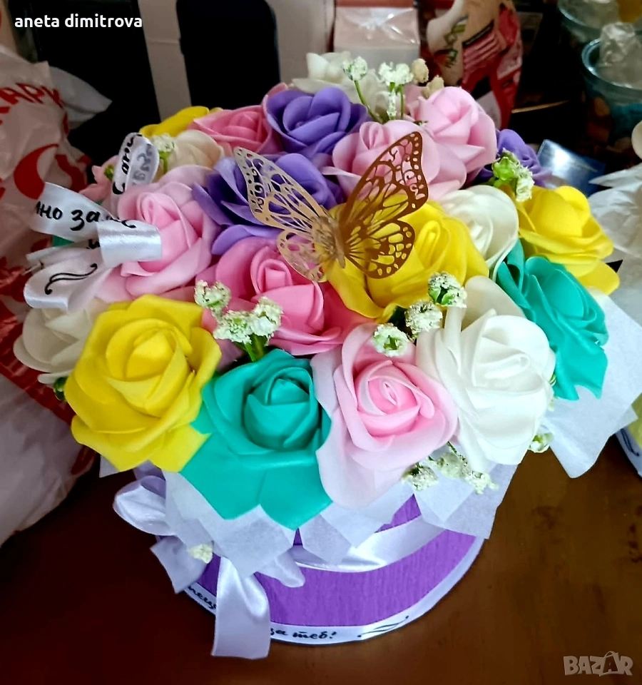 Ръчно изработени букети , снимка 1