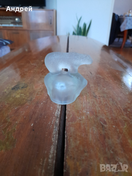 Стара стъклена запушалка,тапа #7, снимка 1