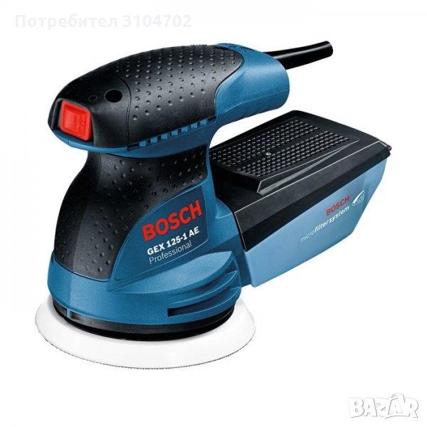 Bosch GEX 125-1АЕ Professional Ексцентър шлайф 250W (0601387500), снимка 1