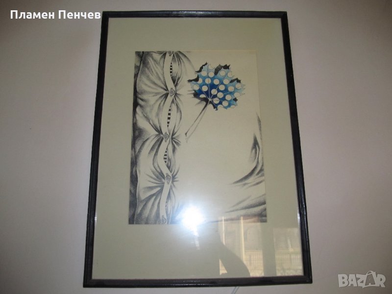 картина графика и акварел - истинска!, снимка 1