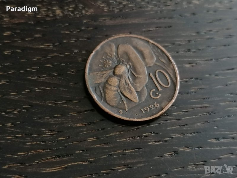 Монета - Италия - 10 чентесими | 1926г., снимка 1