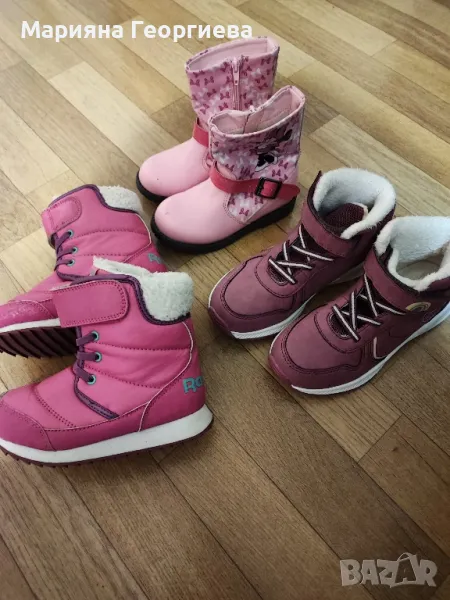 Детски ботушки и апрески за момиче , снимка 1