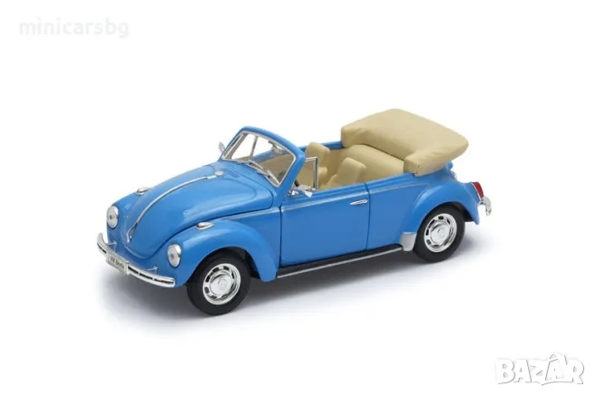 1:24 Метални колички: VOLKSWAGEN BEETLE Welly, снимка 1