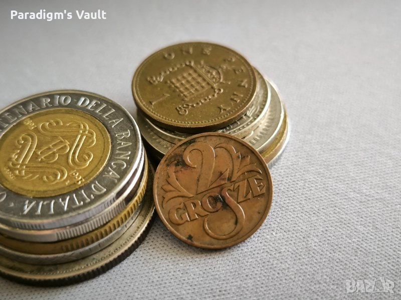 Mонета - Полша - 2 гроша | 1939г., снимка 1