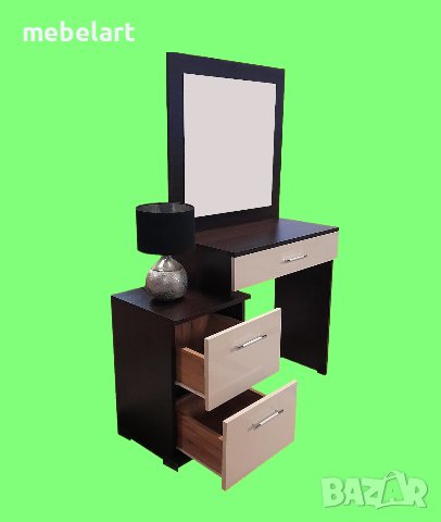 Тоалетка с огледало - Венге, снимка 1