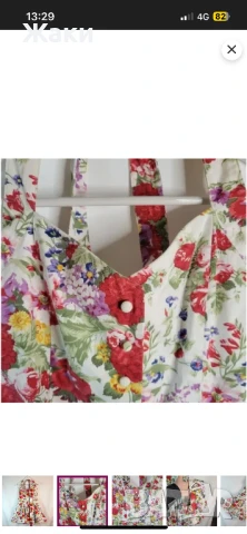 Много сладка рокла на цветя, снимка 2 - Рокли - 51409545