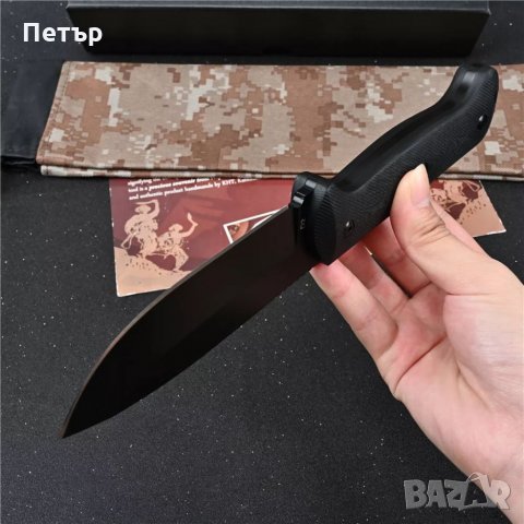 Ловен тактически нож стомана D2 , снимка 8 - Ножове - 34963852