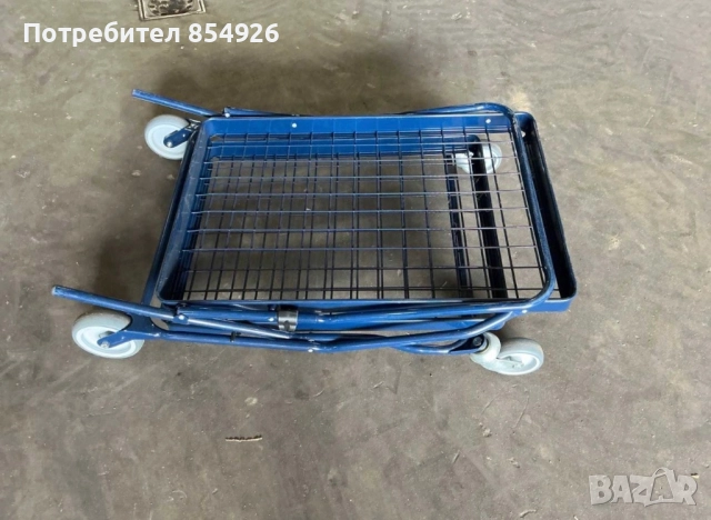 Сгъваеми метални колички 24 броя, снимка 3 - Друго търговско оборудване - 52354500