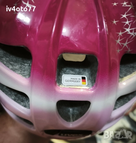 Детска момичешка каска Uvex Kid 1, снимка 8 - Аксесоари за велосипеди - 52593312