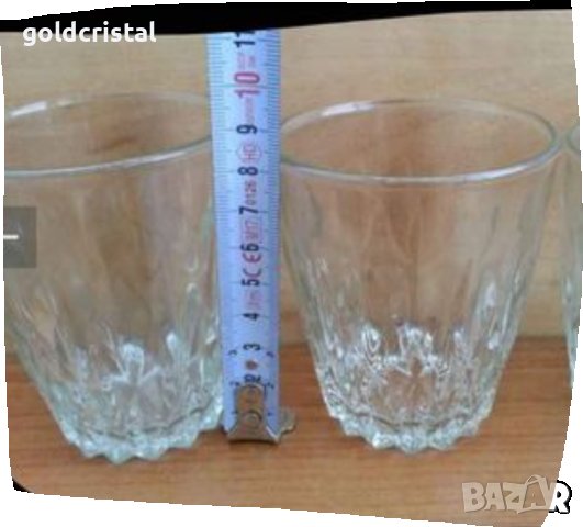Руски стъклени чаши чашки , снимка 2 - Антикварни и старинни предмети - 36906171