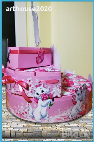Картонена торта -котето Мари,покани за рожден ден,банери за стена и др., снимка 4 - Други - 39476956