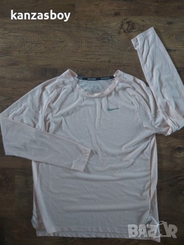 Nike Tailwind Longsleeved Top Crimson - страхотна дамска блуза, снимка 7 - Блузи с дълъг ръкав и пуловери - 38025181