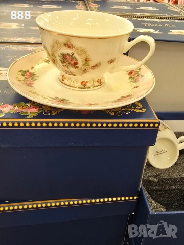 сервиз чаши с чинии, снимка 2 - Сервизи - 42149192