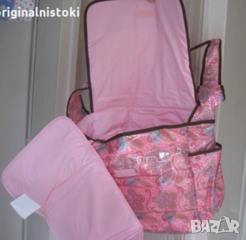 марка Carini Bambini Американска бебешка чанта с пелина, снимка 7 - За бебешки колички - 36591950