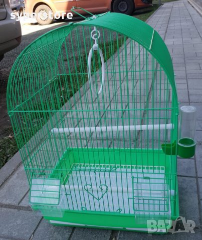 Клетка за папагали птици малка M объл покрив SS000101 за 1 или няколко броя птици, папагали