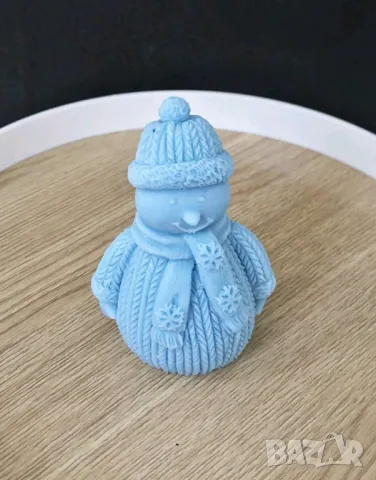 Молд плетен снежен човек , снимка 2 - Форми - 49991687