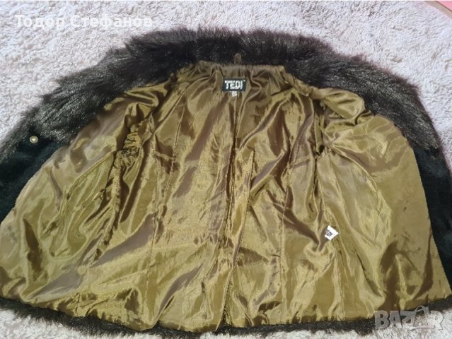 Дамско палто еко кожа, снимка 3 - Якета - 43944476
