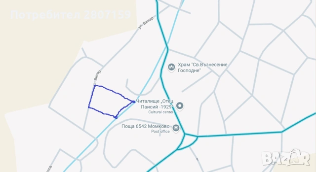 дворно място с къща, снимка 5 - Парцели - 53534943