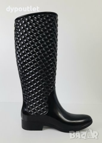 Ccilu - Дамски гумени ботуши Equstrian, черни, размер 38 / стелка 24 см./.          , снимка 4 - Дамски ботуши - 39706952