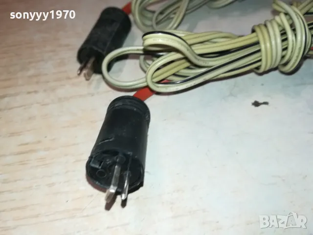 КАБЕЛИ ЗА ТОНКОЛОНИ С РЕТРО БУКСИ 2БР Х 1,8М-ВНОС ГЕРМАНИЯ 2202251821, снимка 6 - Тонколони - 49236603
