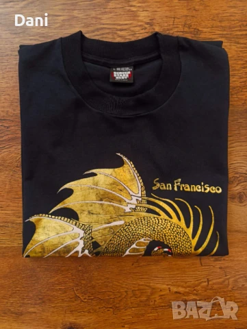 1989 San Francisco Golden Dragon Vintage тениска, снимка 4 - Тениски - 50620384