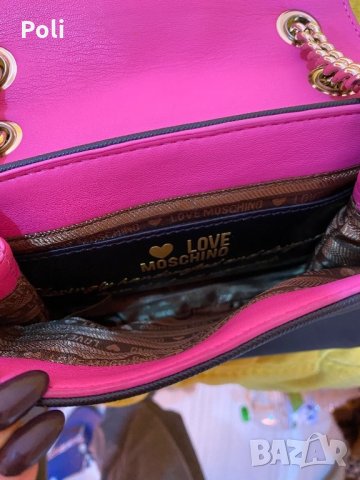 Оригинална чанта Love moschino, снимка 8 - Чанти - 28336409