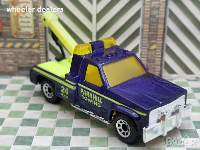 Метална количка GMC Wrecker Tow Truck Matchbox, снимка 2 - Колекции - 50142451