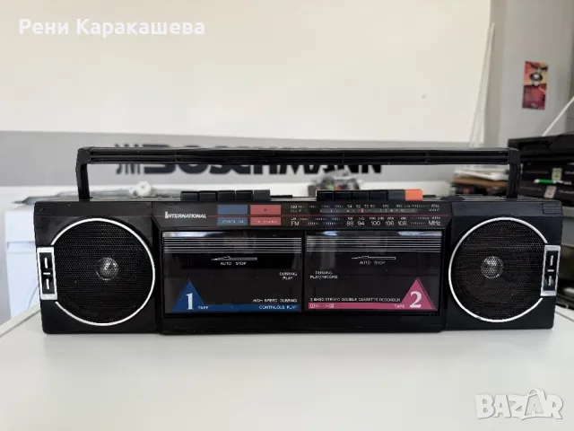 Радио-Касетофон Grundig Sanyo Philips International, снимка 5 - Ресийвъри, усилватели, смесителни пултове - 49472118